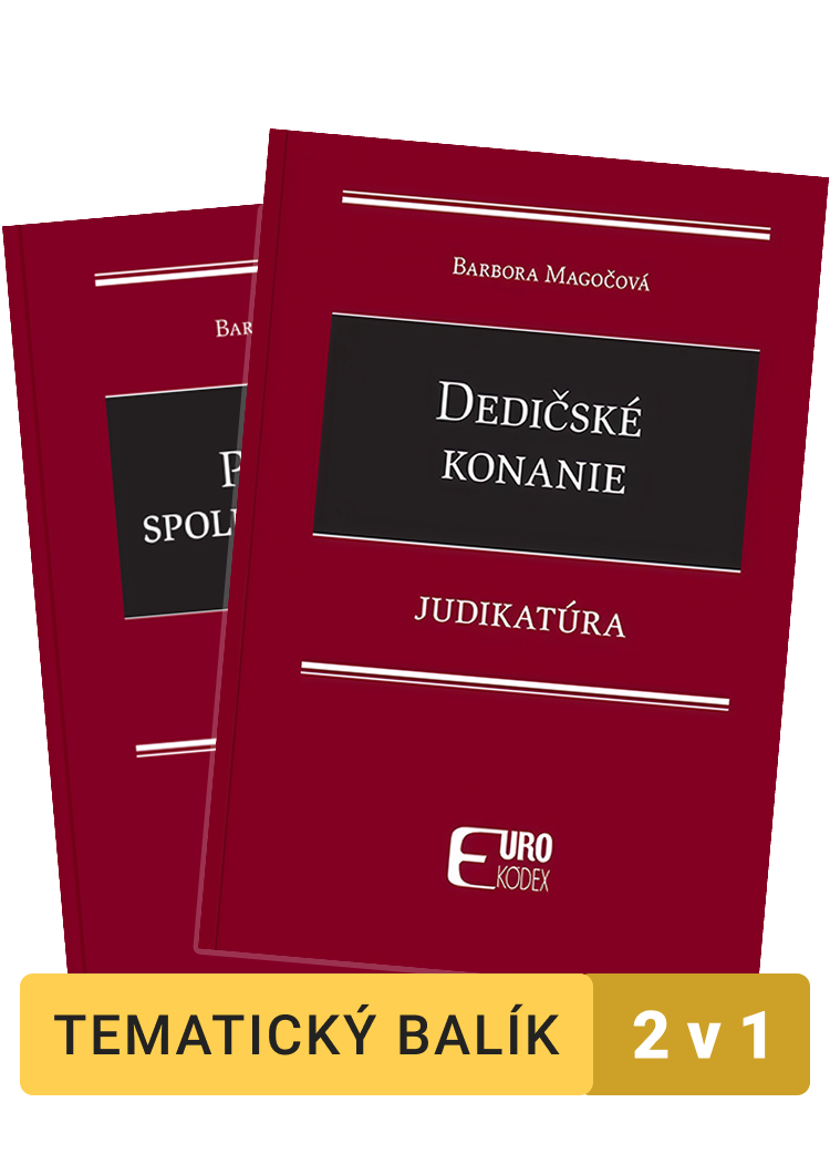 Majetok a dedenie - Judikatúra