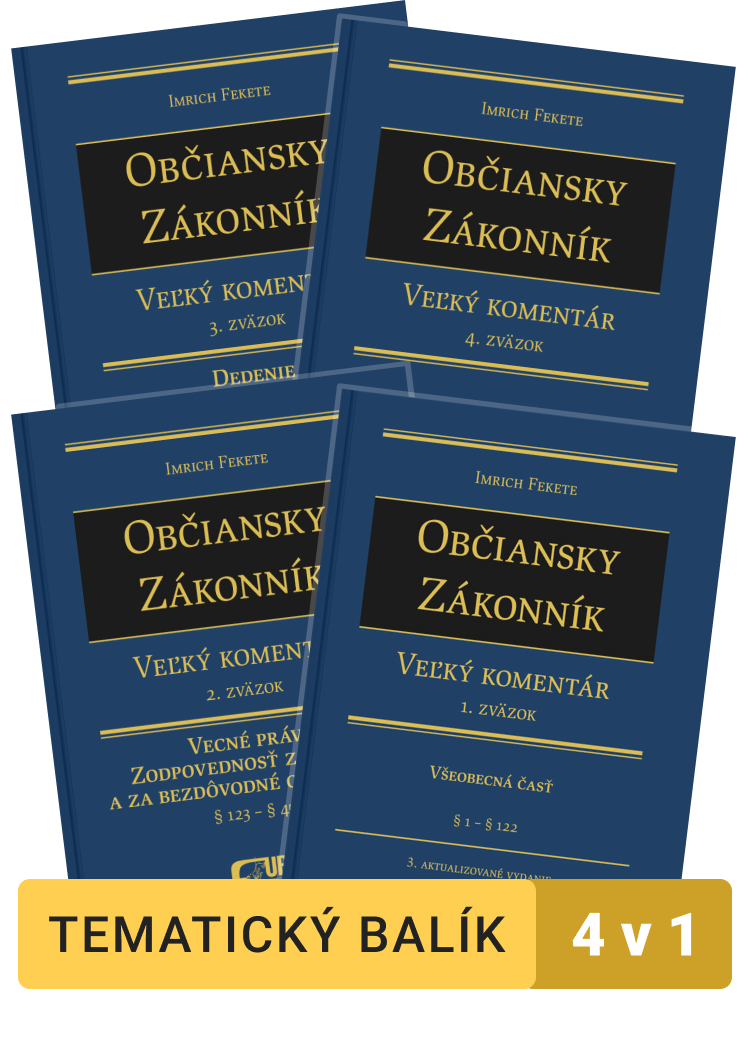 Občiansky zákonník - Veľký komentár